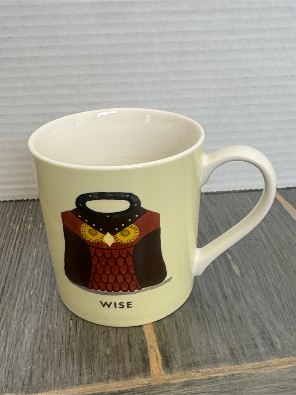 Kate Spade Lenox "Things We Love" Wise Owl coffee mug.